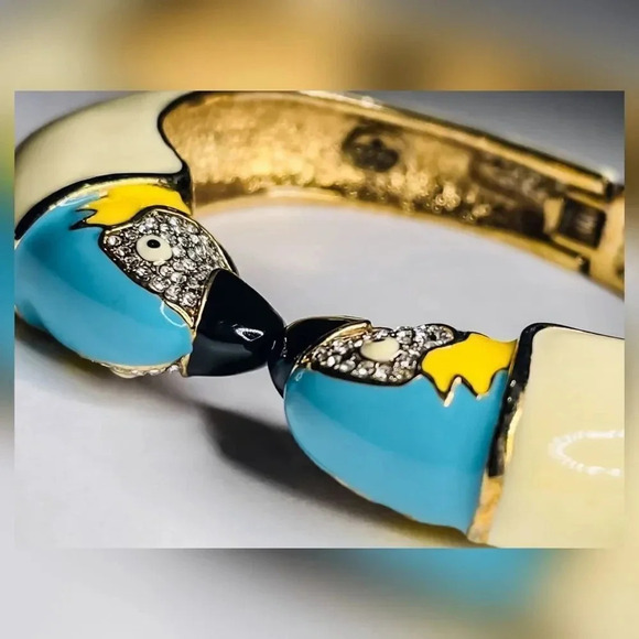 Juicy Couture Jewelry - Juicy Couture — Vintage Parrot Bangle Bracelet (Rare)